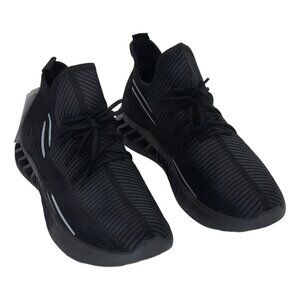 Akademiks Men's Fit 2.0 Knit Jogger Sneakers Black/Gray 10M